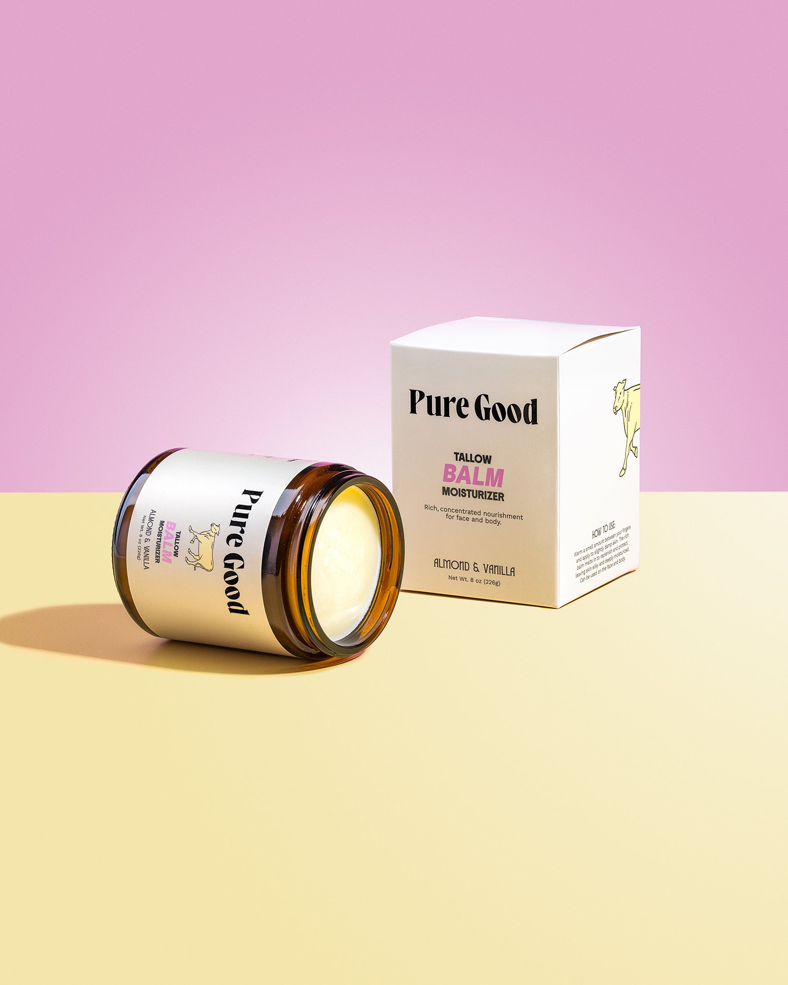 Almond & Vanilla - Tallow Balm Moisturizer