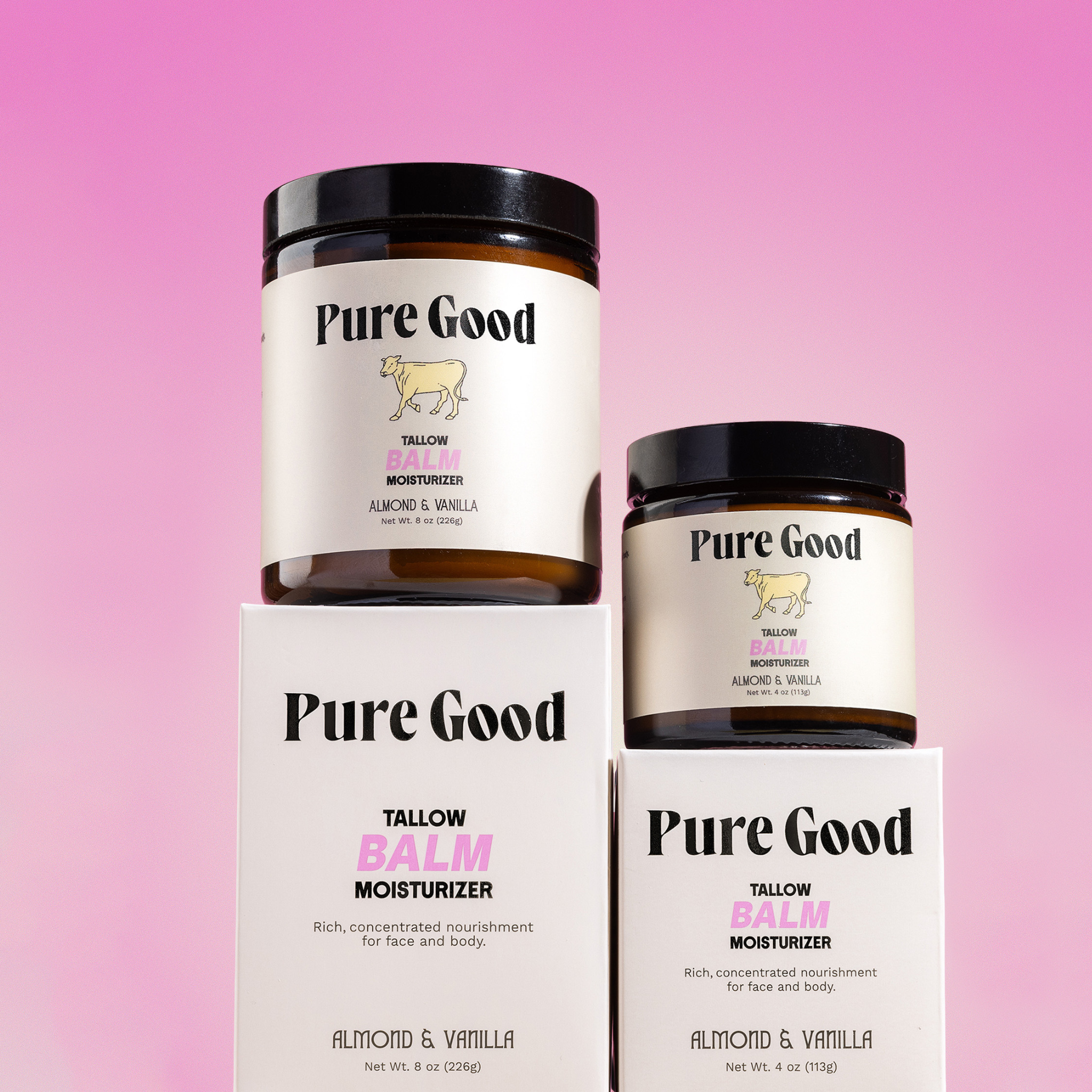 Almond & Vanilla - Tallow Balm Moisturizer