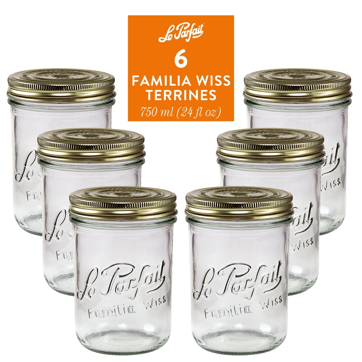 Wide Mouth Preserving Jars for Easy Home Food Storage