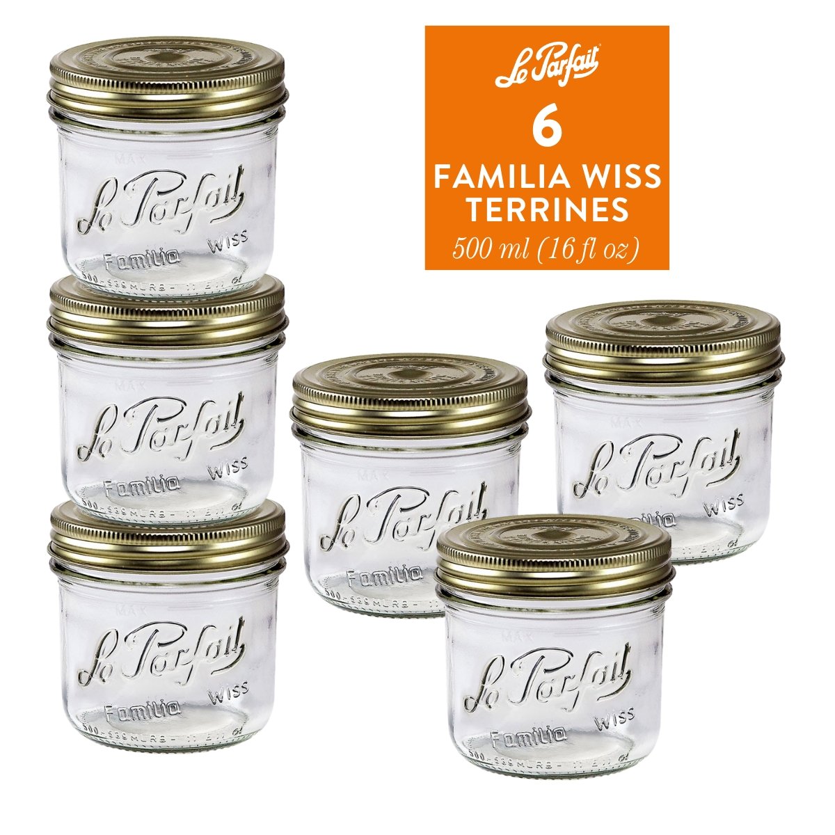 Wide Mouth Preserving Jars for Easy Home Food Storage