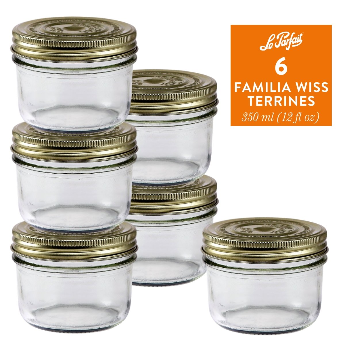 Wide Mouth Preserving Jars for Easy Home Food Storage