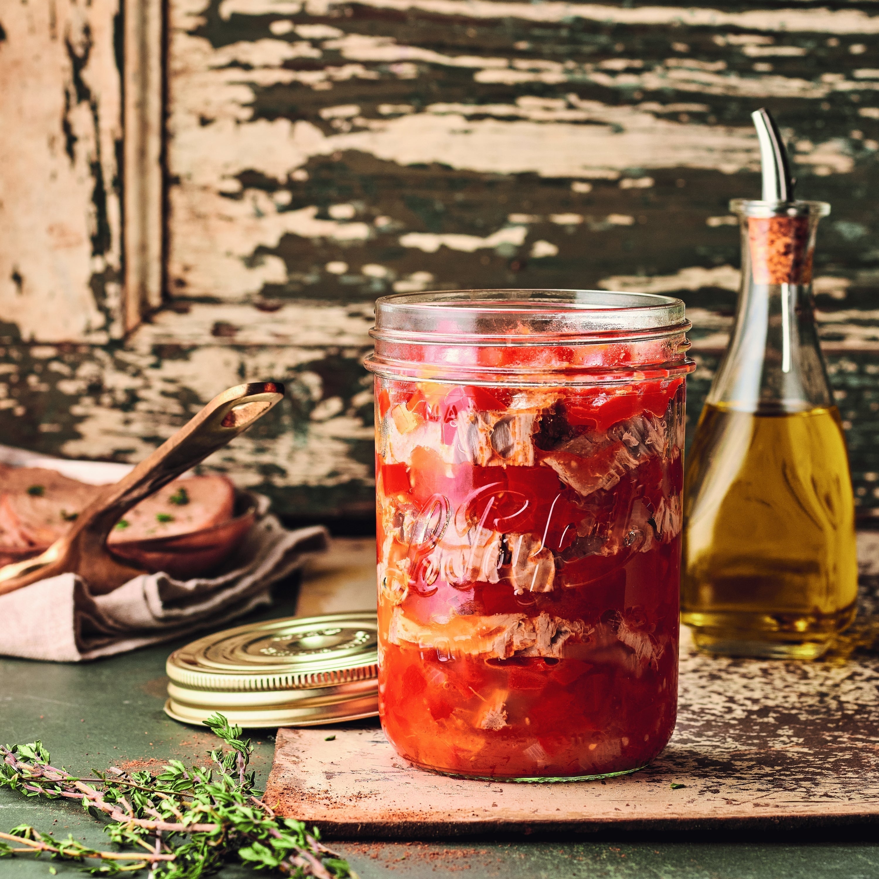 Wide Mouth Preserving Jars for Easy Home Food Storage