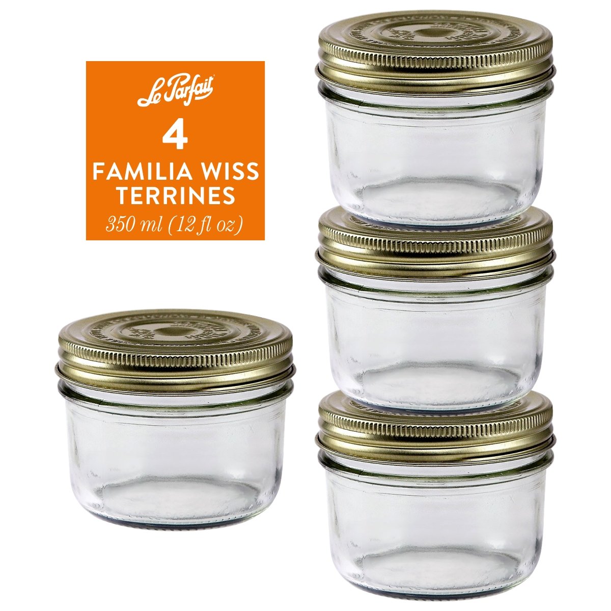 Wide Mouth Preserving Jars for Easy Home Food Storage