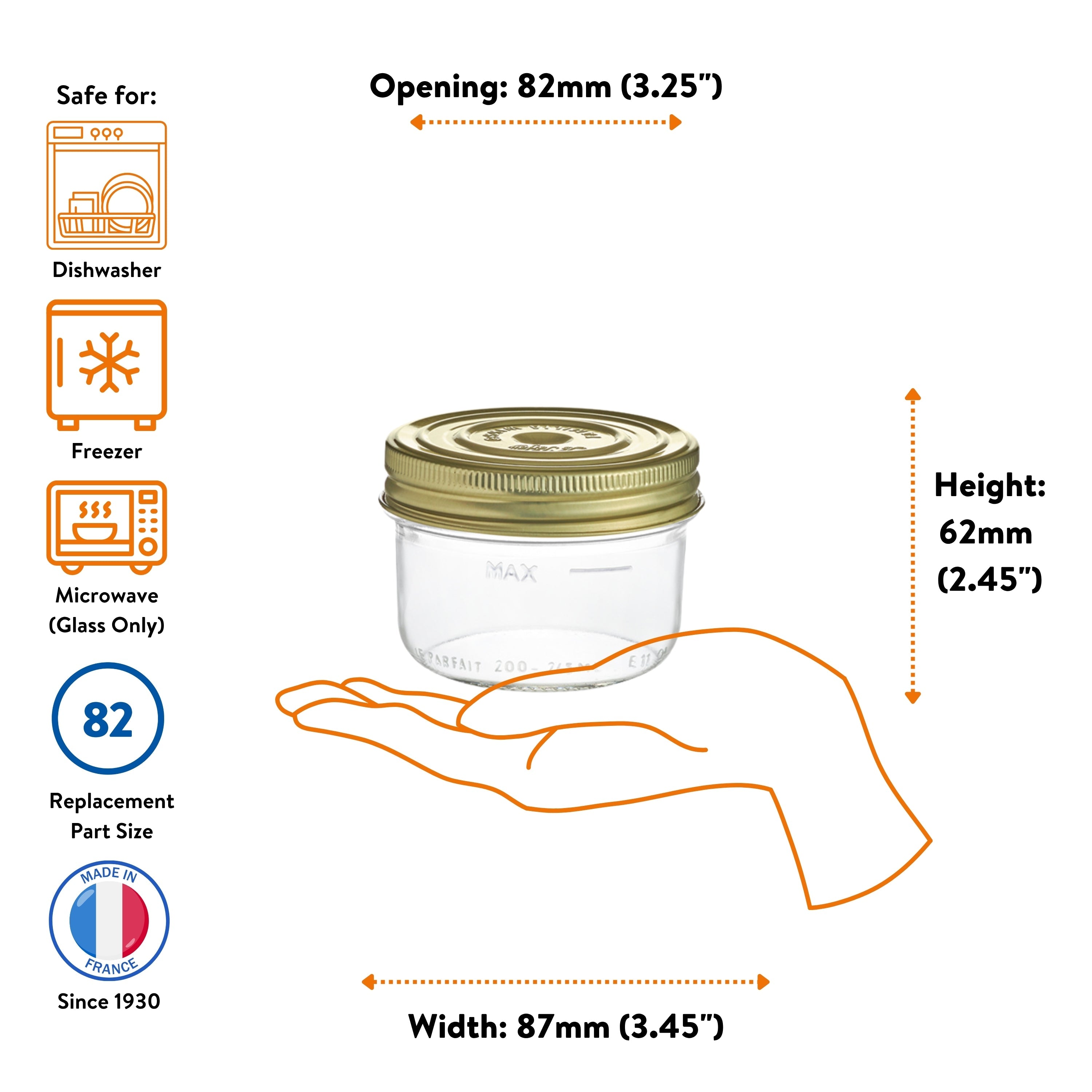 Wide Mouth Preserving Jars for Easy Home Food Storage