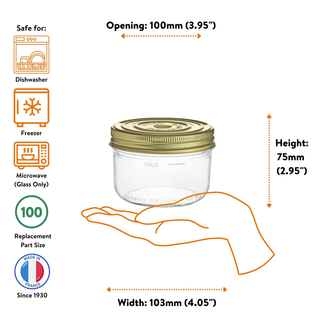 Wide Mouth Preserving Jars for Easy Home Food Storage