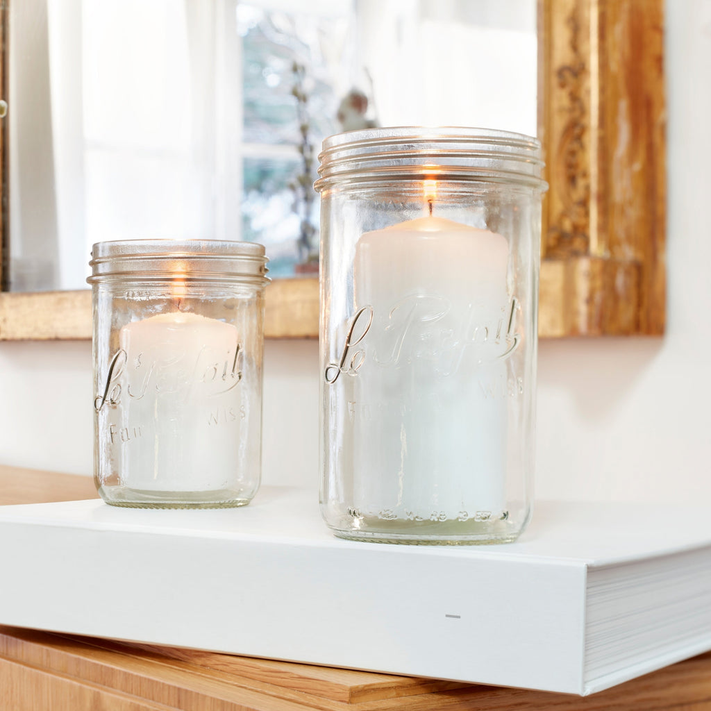 Wide Mouth Preserving Jars for Easy Home Food Storage